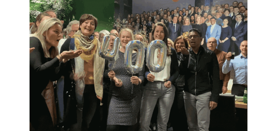 Werknemers van Qredits.