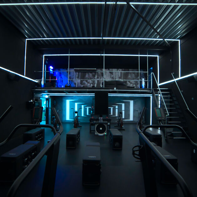binnen bij sportschool Urban Gym