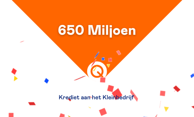 650 miljoen verstrekt aan het Kleinbedrijf