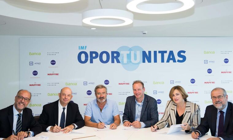 Qredits International tekent samen IMF Oportunitas. Samen met de andere aandeelhouders, waaronder Bankia en Mapfre.