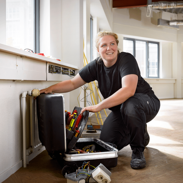 een vrouw droomt van een eigen onderneming